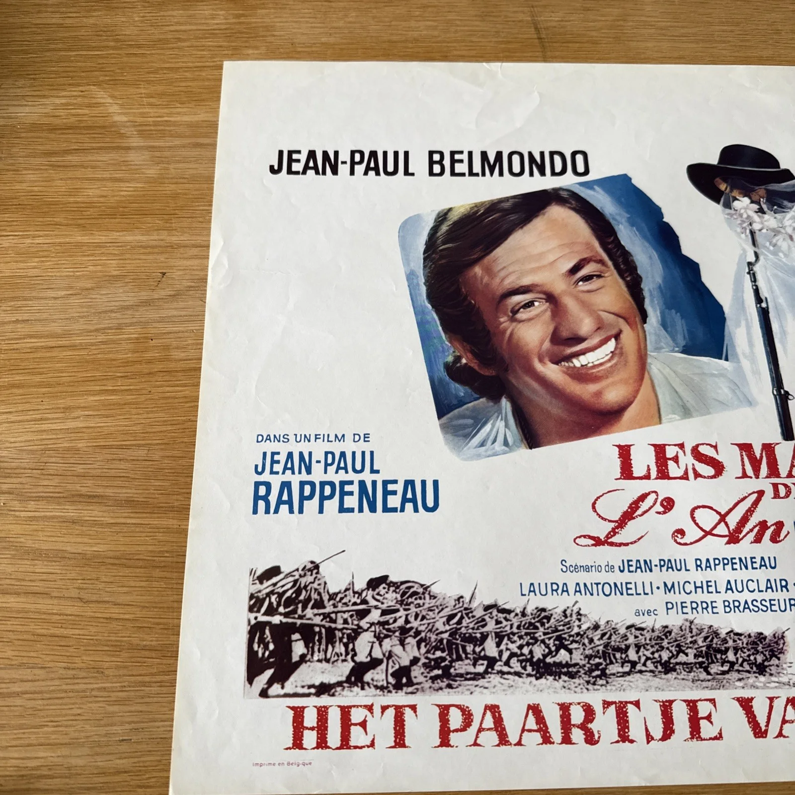 Original Belgian Film Poster Les Maries De An Deux 1967 03, image 2