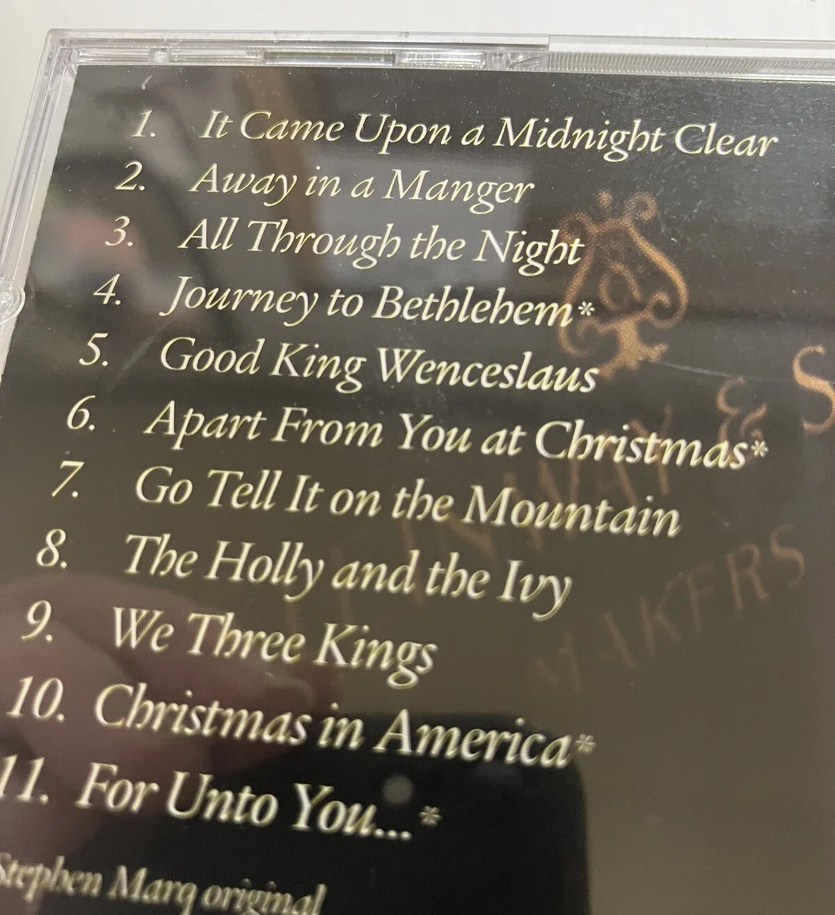 Autographed Steven Marq - For Unto You Christmas Collection Vol 2 SIGNED CD, изображение 3