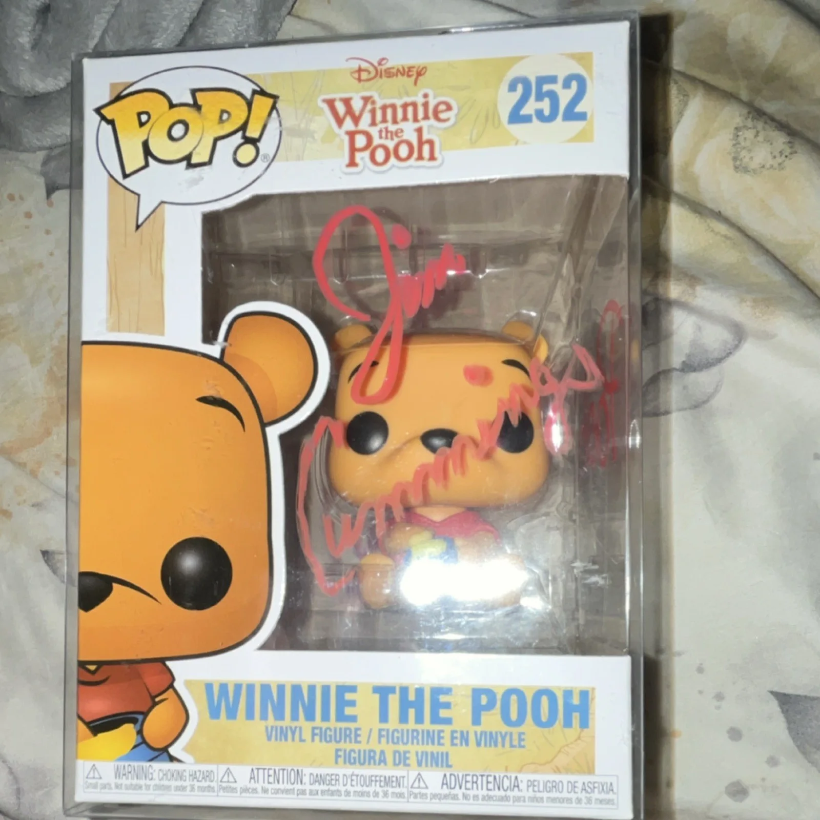 Jim Cummings — Funko Pop Winnie the Pooh #252 Vinyl Figure Signed by Jim Cummings, изображение 2