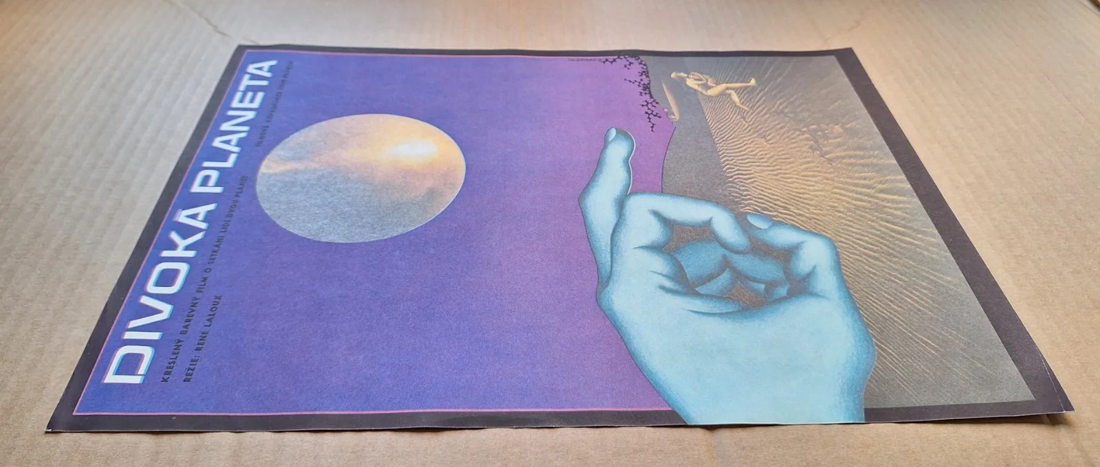 LA PLANETE SAUVAGE, FANTASTIC PLANET , ORIGINAL A3 CZECH MOVIE POSTER, A. JAROS, изображение 3