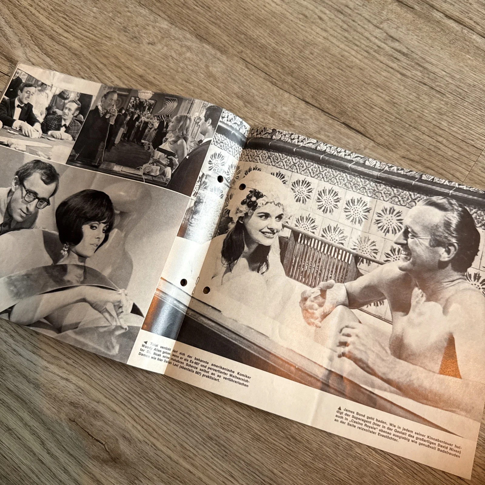 Rare German CASINO ROYALE Cinema Programme David Niven Peter Sellers James Bond, изображение 3