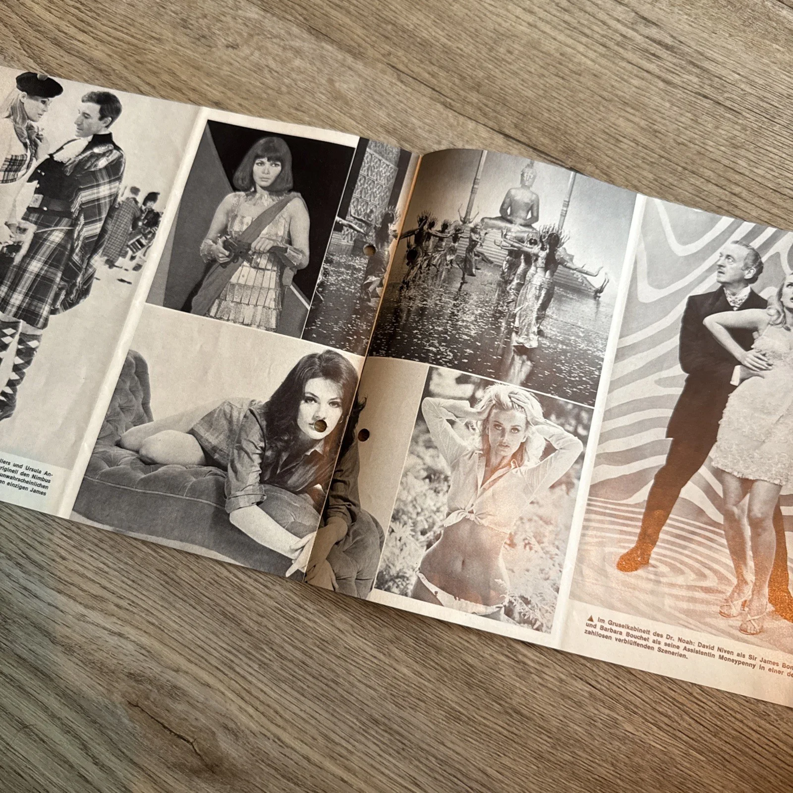Rare German CASINO ROYALE Cinema Programme David Niven Peter Sellers James Bond, изображение 4