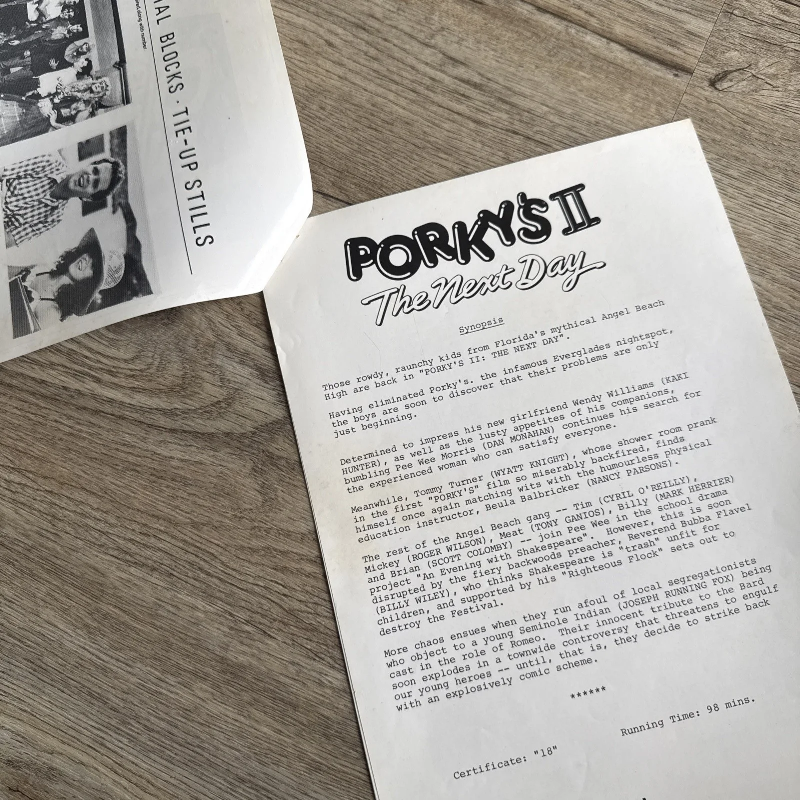Rare PORKY’S II 2 The Next Day Cinema Campaign Press Book Dan Monahan 1983, image 2