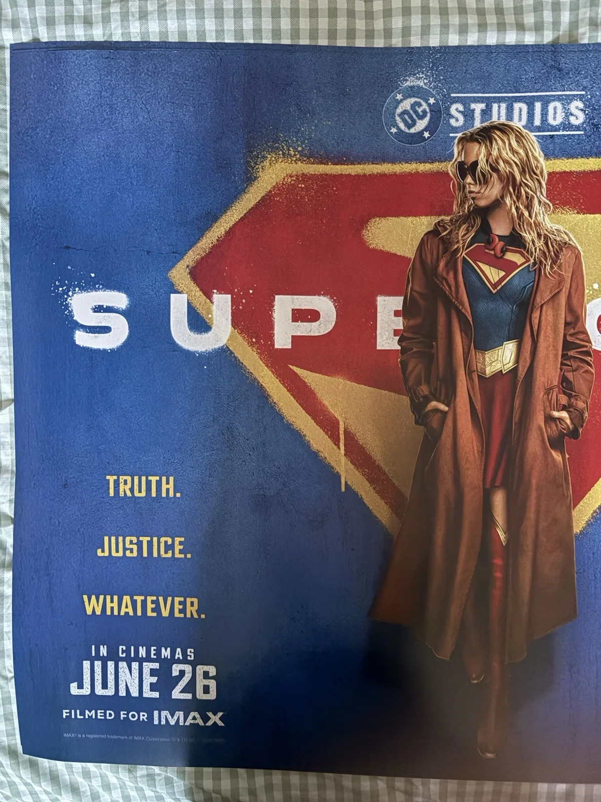 Supergirl Double-Sided UK Quad Film Poster, image 2