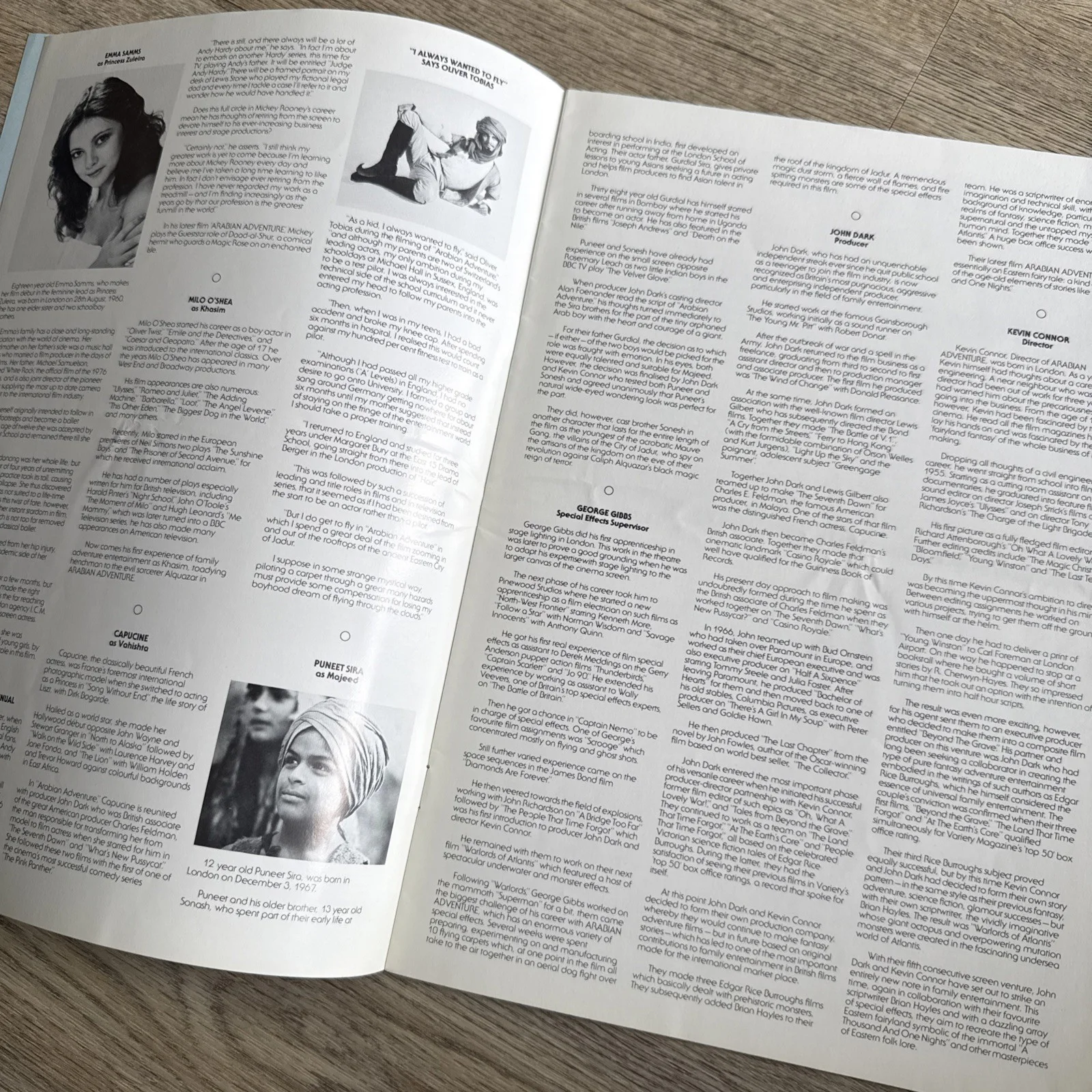 ARABIAN ADVENTURE Christopher Lee Peter Cushing UK Cinema Campaign Press Book 79, изображение 3