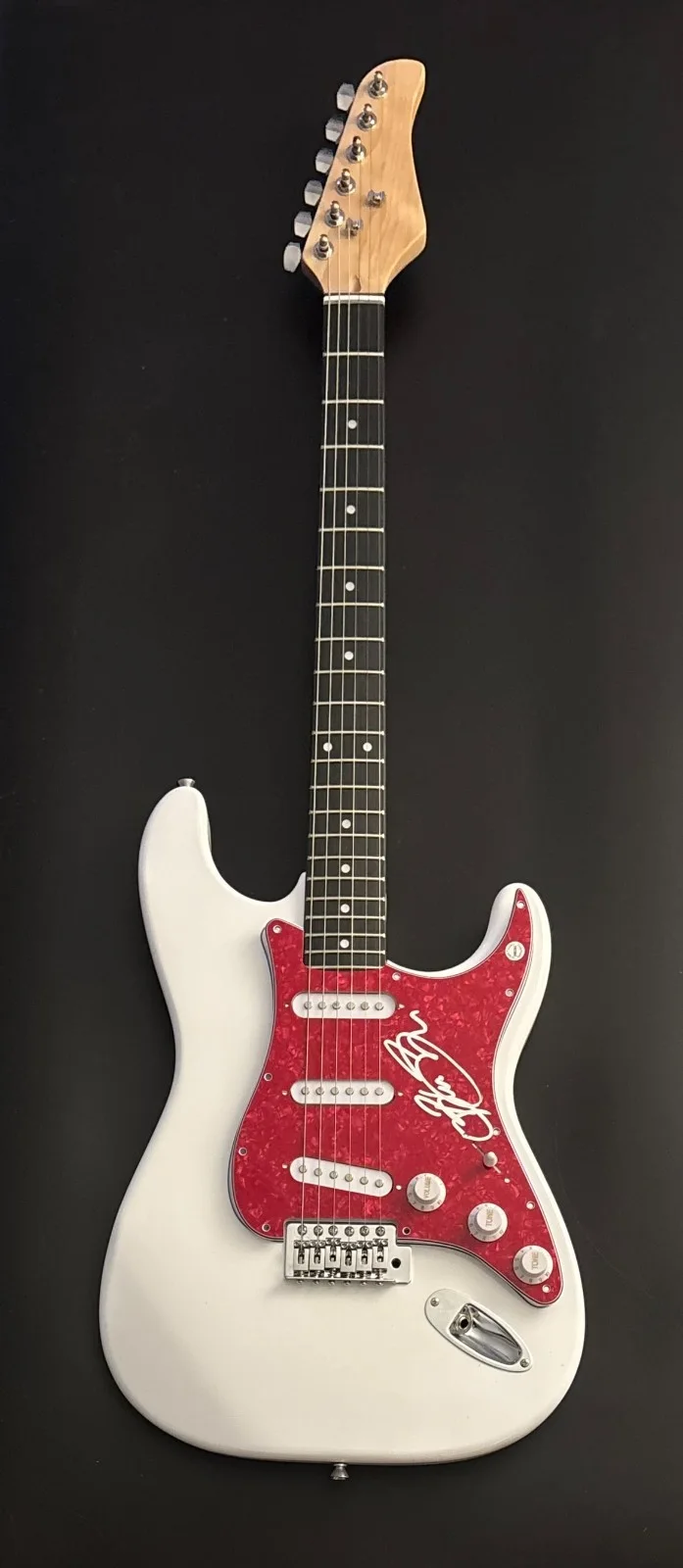 GFA Poison & Kingdom Come * BLUES SARACENO * Signed Electric Guitar COA, image 2