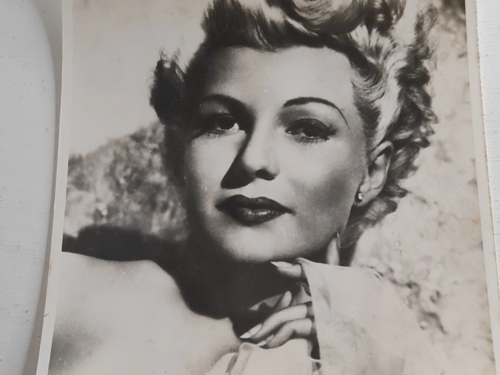 Rita Hayworth Photo Actress Film Star Black And White Vintage Picture, изображение 4
