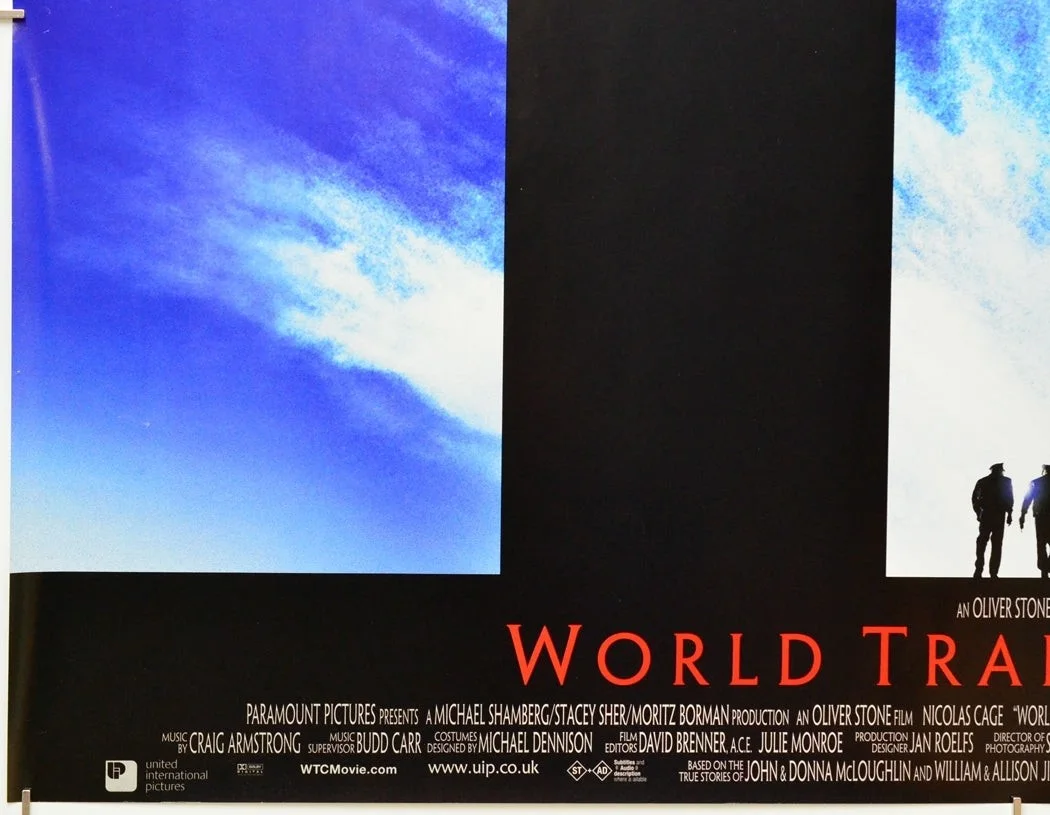 WORLD TRADE CENTER (2006) Original Quad Film Poster - Nicolas Cage, Oliver Stone, изображение 4