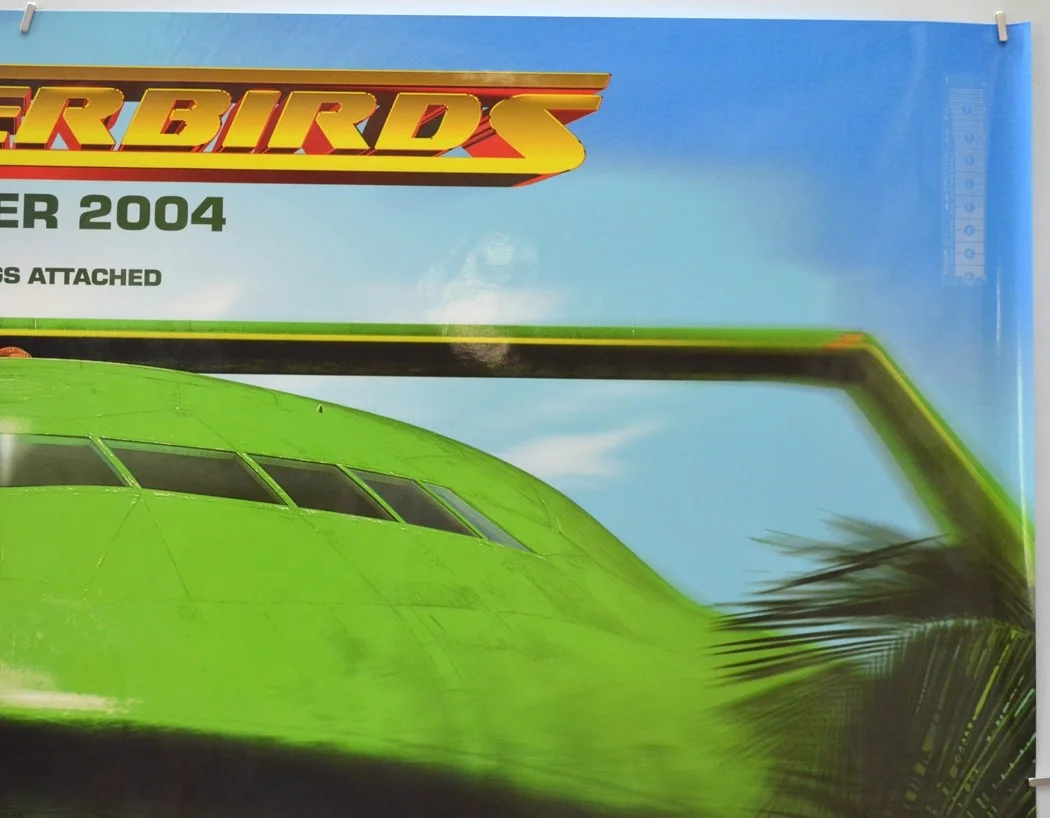 THUNDERBIRDS (2004) Original Cinema Quad Film Poster (Teaser) Bill Paxton, image 3