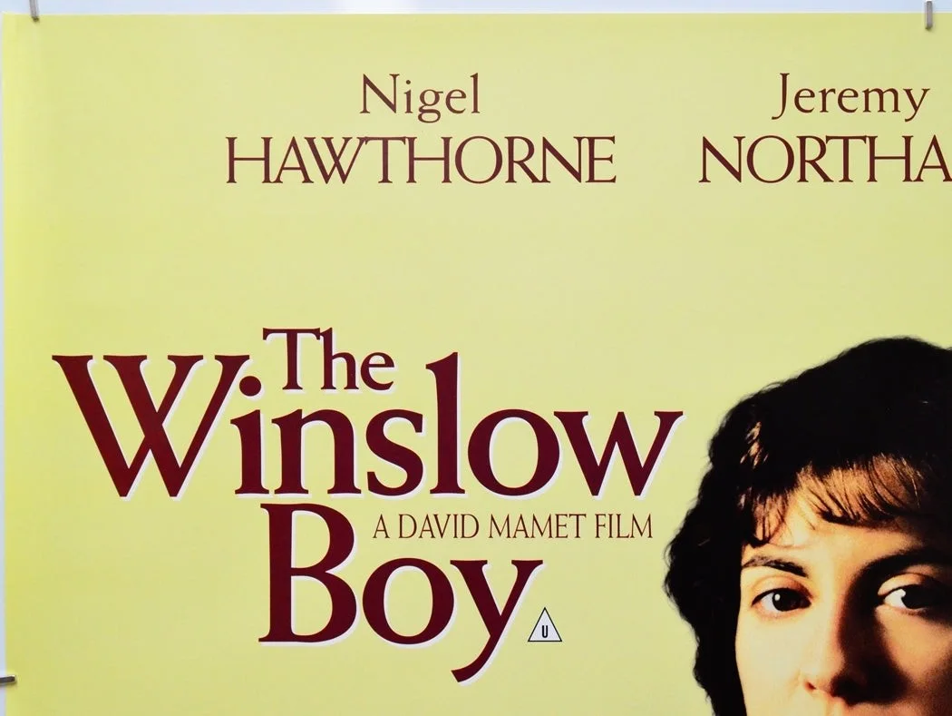 THE WINSLOW BOY (1999) Original Quad Movie Poster - David Mamet, Jeremy Northam, изображение 2