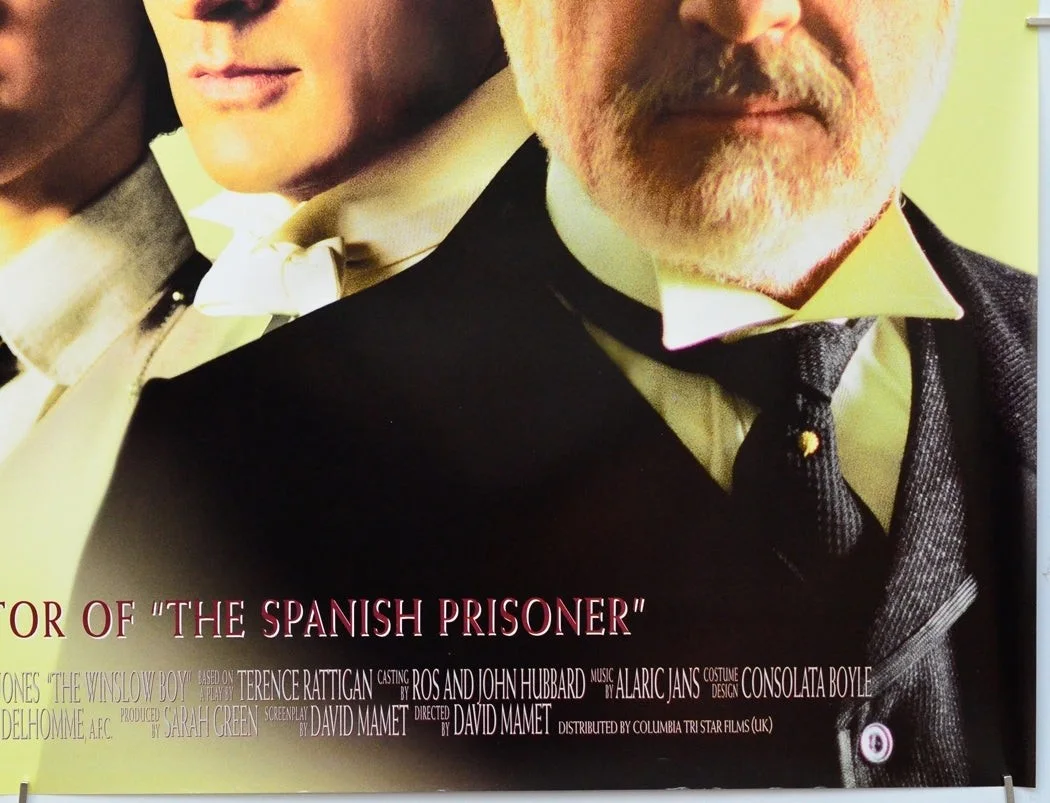 THE WINSLOW BOY (1999) Original Quad Movie Poster - David Mamet, Jeremy Northam, изображение 5
