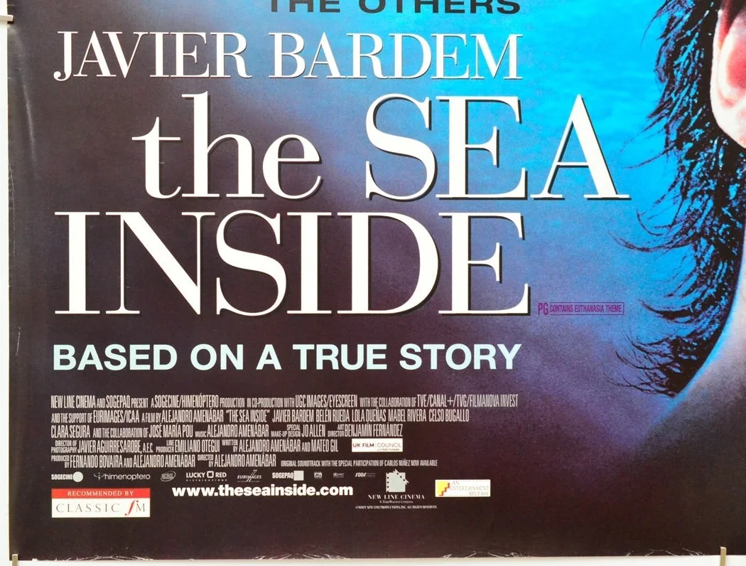 THE SEA INSIDE (2004) Original Quad Movie Poster - Javier Bardem (Mar adentro), image 4