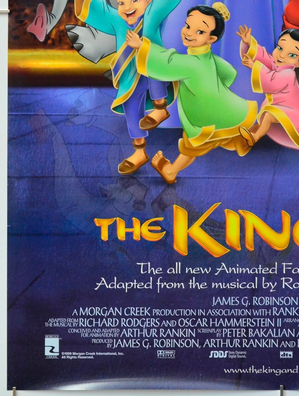 THE KING AND I (1999) Original Cinema One Sheet Film Poster, image 4