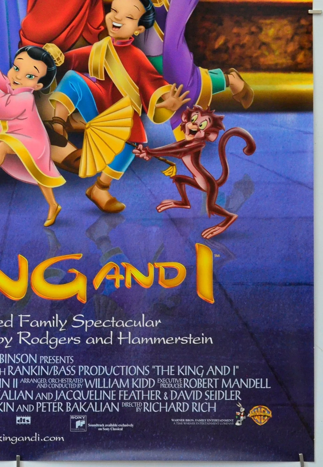 THE KING AND I (1999) Original Cinema One Sheet Film Poster, image 5