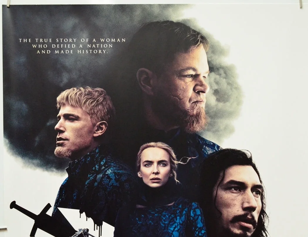 THE LAST DUEL (2021) Original Cinema Quad Movie Poster - Matt Damon, Adam Driver, изображение 2