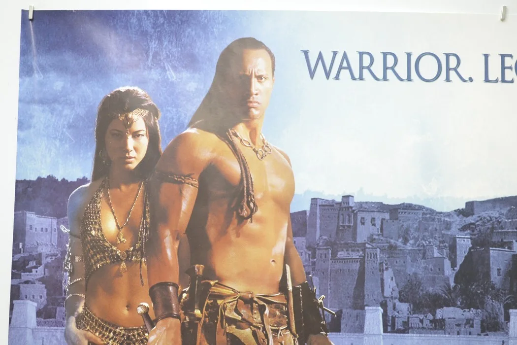 THE SCORPION KING (2002) Original Cinema Quad Film Poster (ADV) Dwayne Johnson, изображение 2