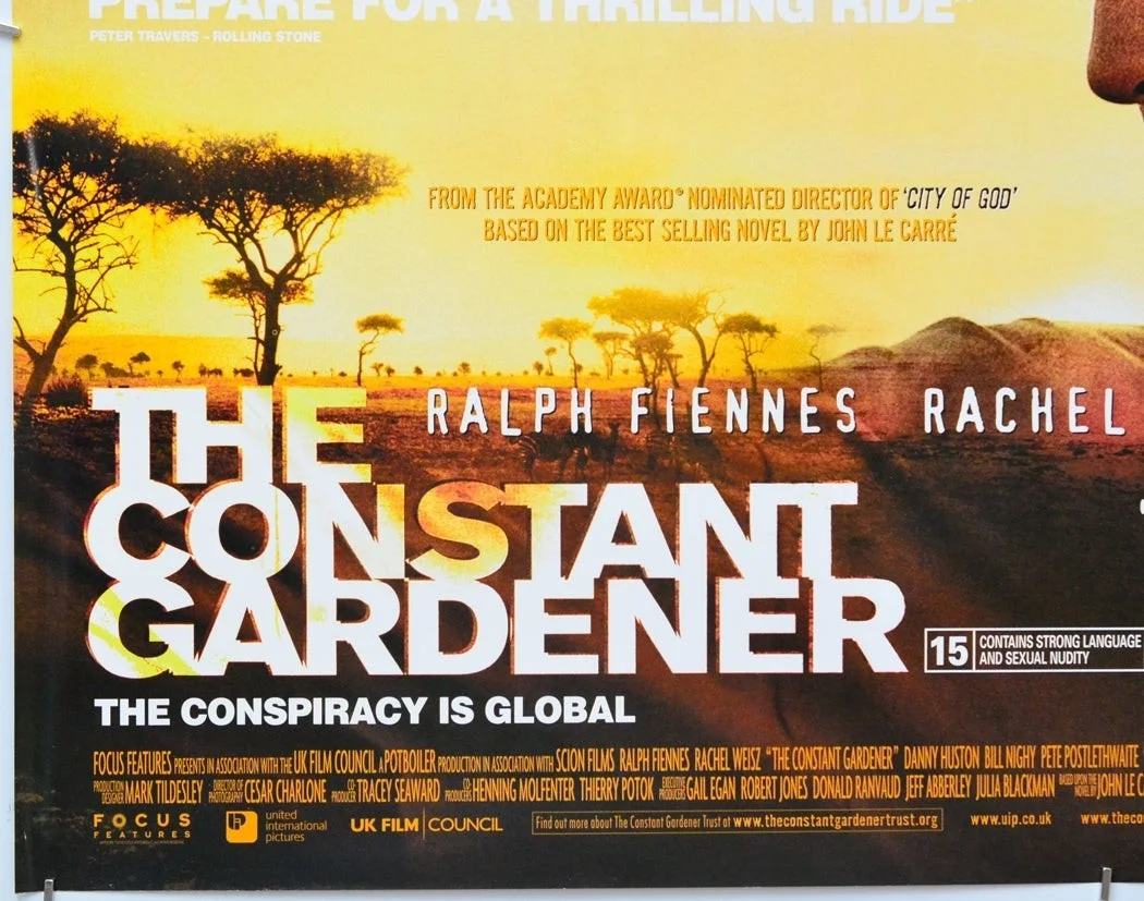 THE CONSTANT GARDENER (2005) Original Cinema Quad Movie Poster - Ralph Fiennes, изображение 4