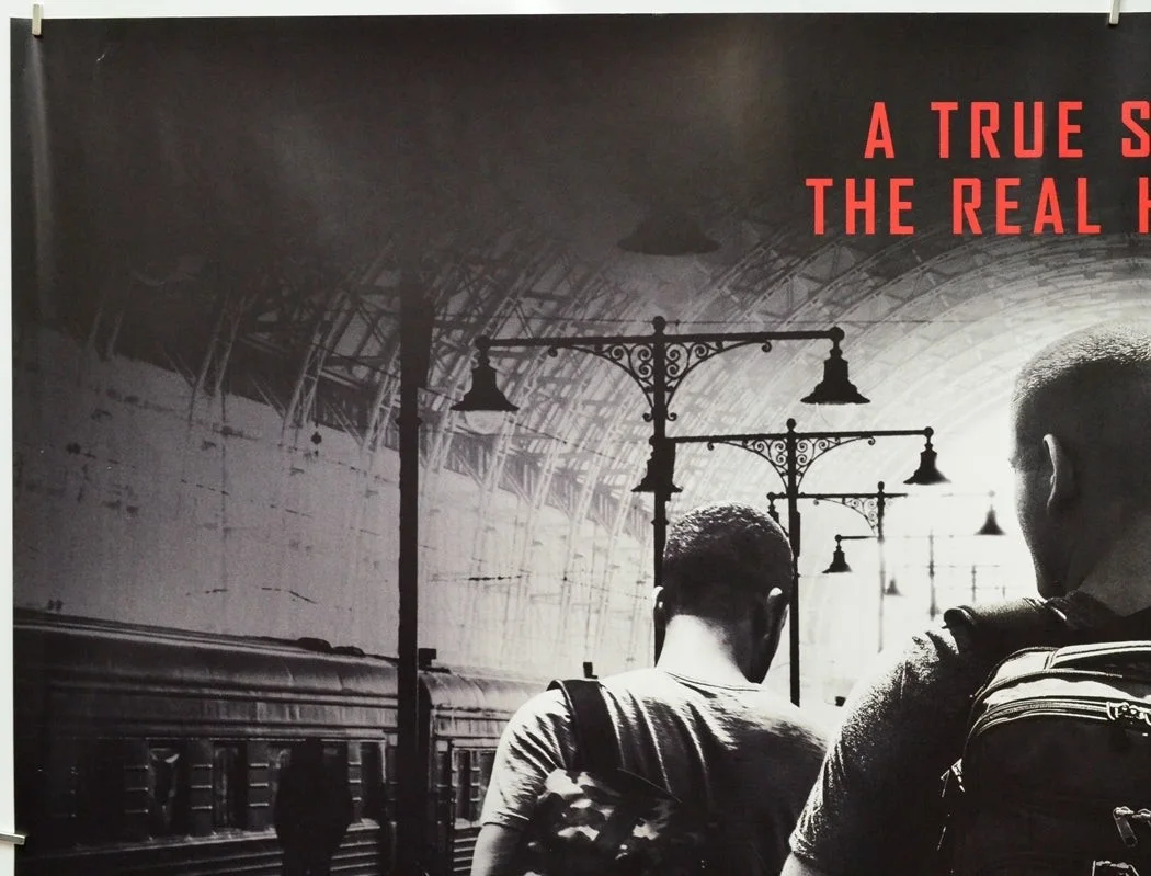THE 15:17 TO PARIS (2018) Original Cinema Quad Film Poster - Clint Eastwood, изображение 2