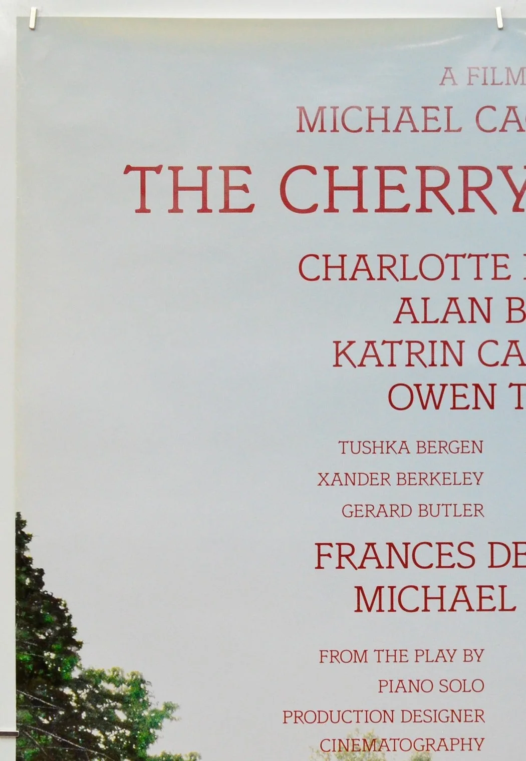 THE CHERRY ORCHARD (1999) Original One Sheet Poster - Alan Bates, Gerard Butler, изображение 2