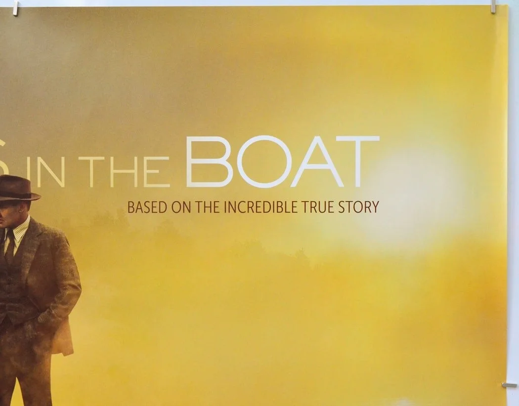 THE BOYS IN THE BOAT (2023) Original Cinema Quad Film Poster - Callum Turner, изображение 3