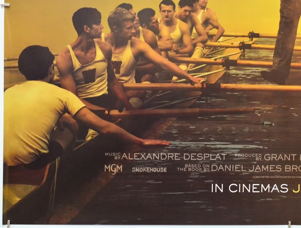 THE BOYS IN THE BOAT (2023) Original Cinema Quad Film Poster - Callum Turner, изображение 4