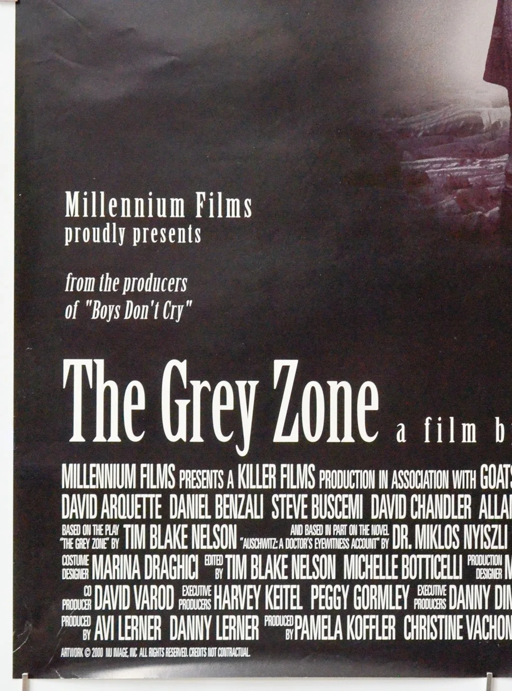 THE GREY ZONE (2001) Original One Sheet Poster - David Arquette, Harvey Keitel, image 4