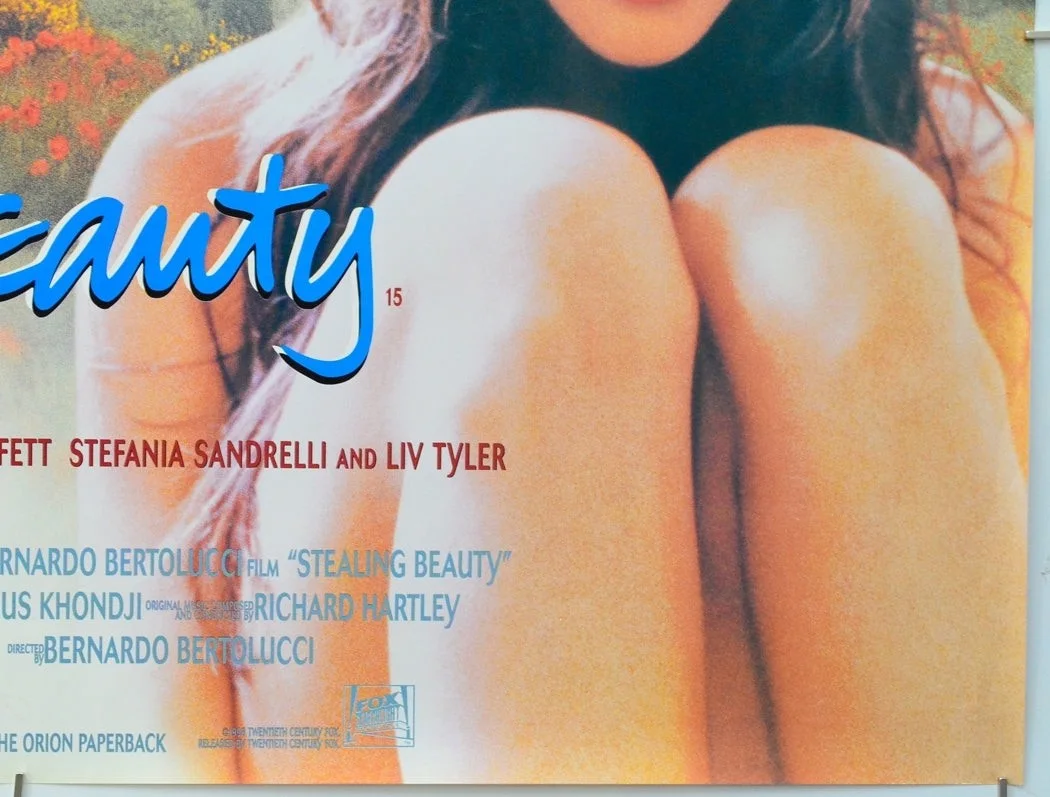 STEALING BEAUTY (1996) Original Quad Film Poster - Liv Tyler, Jeremy Irons, изображение 5
