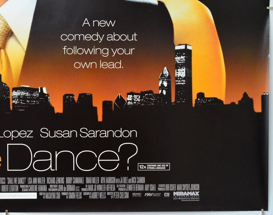 SHALL WE DANCE (2004) Original Quad Movie Poster - Richard Gere, Jennifer Lopez, изображение 5