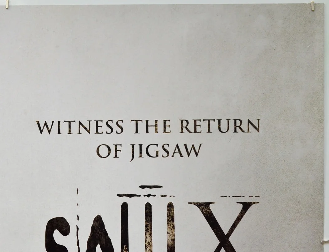 SAW X (2023) Original Cinema Quad Movie Poster - Tobin Bell, Shawnee Smith, изображение 3