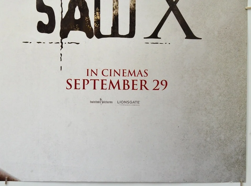 SAW X (2023) Original Cinema Quad Movie Poster - Tobin Bell, Shawnee Smith, изображение 5