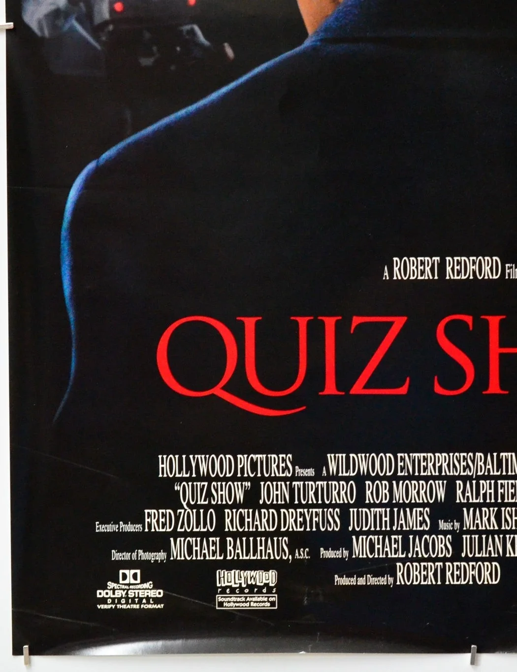 QUIZ SHOW (1994) Original One Sheet Movie Poster - John Turturro, Robert Redford, изображение 4