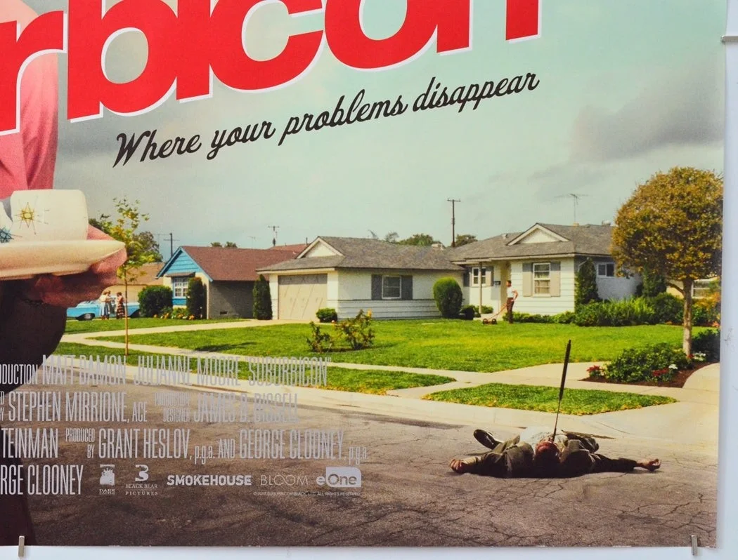 SUBURBICON (2017) Original Cinema Quad Film Poster - Matt Damon, Julianne Moore, изображение 5