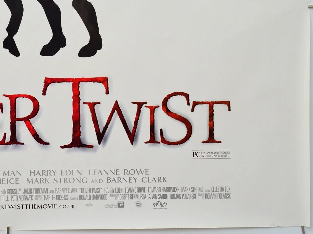 OLIVER TWIST (2005) Original Quad Film Poster (ADV) Roman Polanski, Ben Kingsley, изображение 5