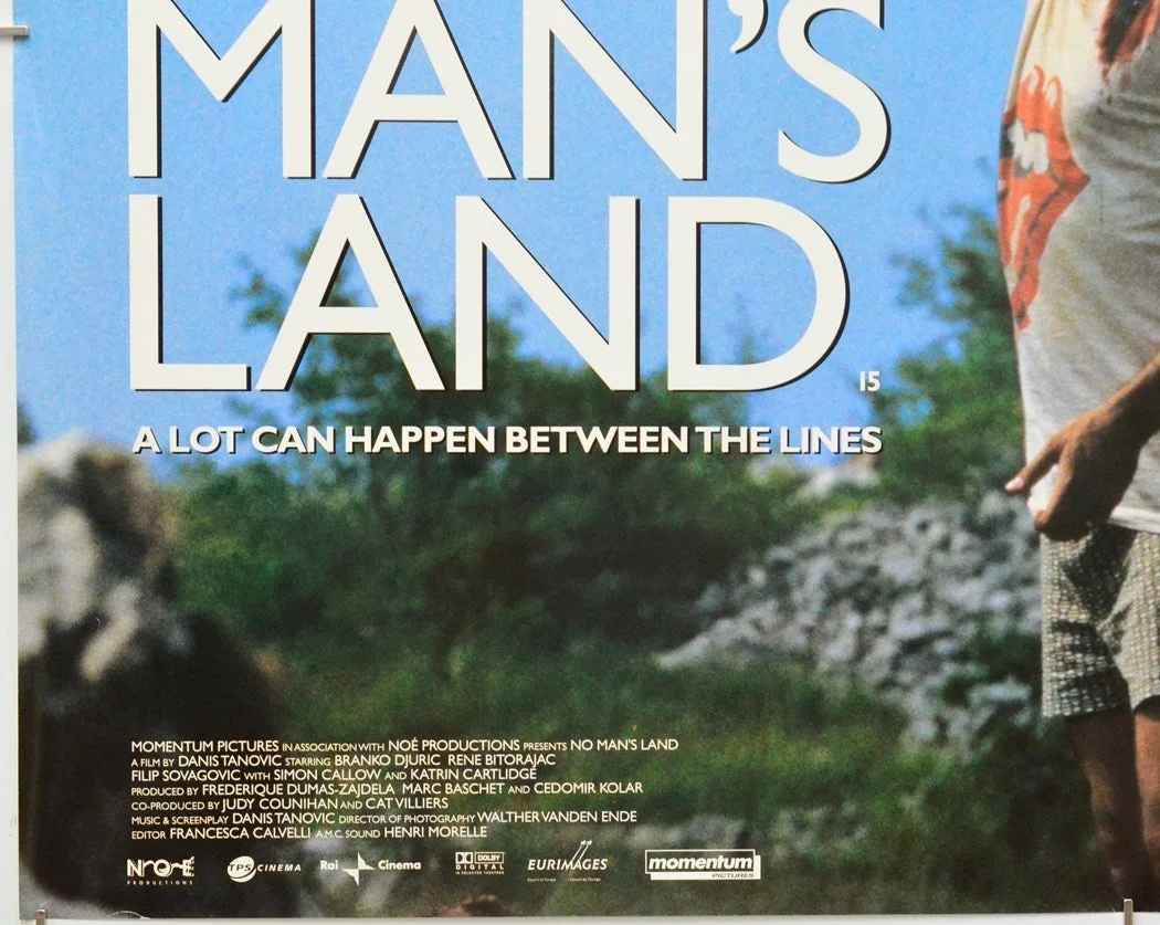 NO MAN'S LAND (2002) Cinema Quad Film Poster - Branko Djuric (Academy Award Win), изображение 4