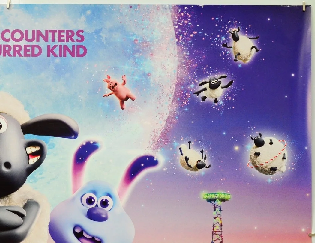 SHAUN THE SHEEP : FARMAGEDDON (2019) Original Cinema Quad Film Poster, изображение 3