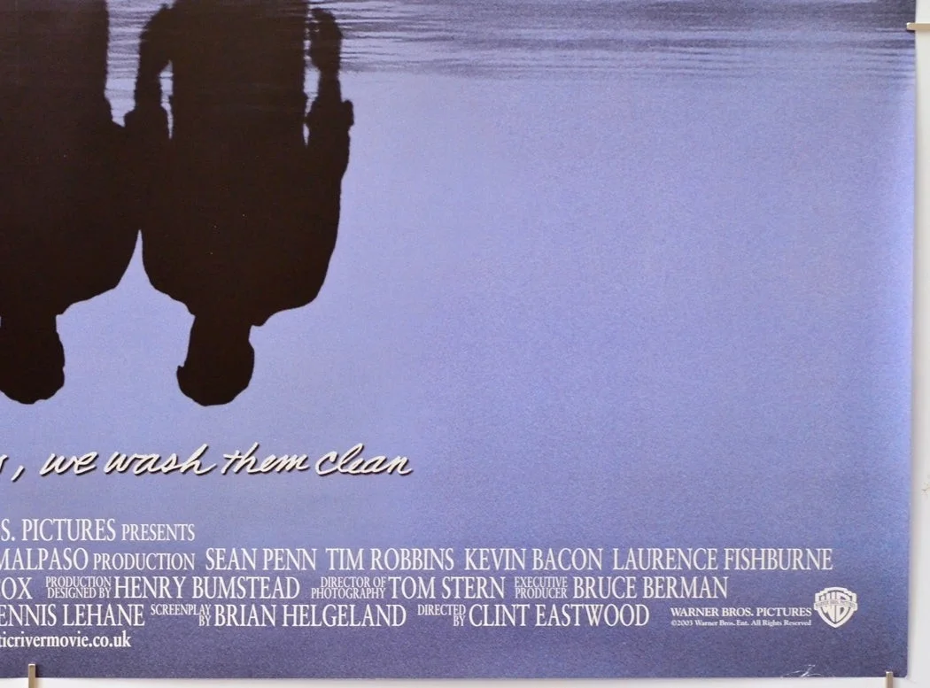 MYSTIC RIVER (2003) Original Quad Cinema Poster - Clint Eastwood, Sean Penn, изображение 5