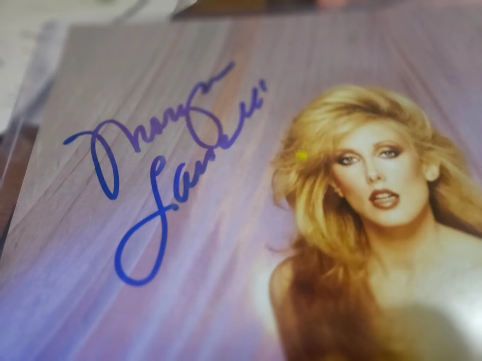 Morgan Fairchild — Morgan Fairchild autographed 11x14 sexy leopard outfit photo JSA Certified, изображение 2