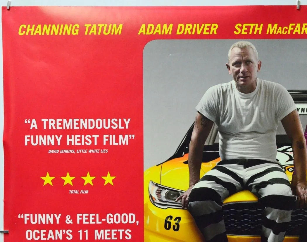 LOGAN LUCKY (2017) Cinema Quad Film Poster - Channing Tatum, Adam Driver, изображение 2