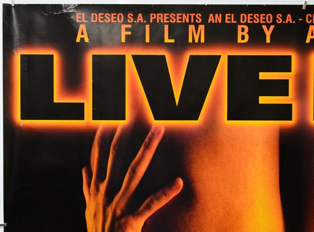 LIVE FLESH (1997) Original Quad Film Poster - Pedro Almodovar, Javier Bardem, изображение 2