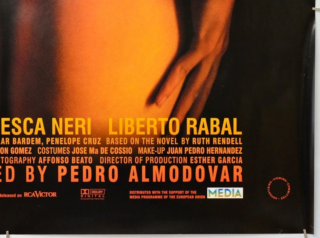LIVE FLESH (1997) Original Quad Film Poster - Pedro Almodovar, Javier Bardem, изображение 5