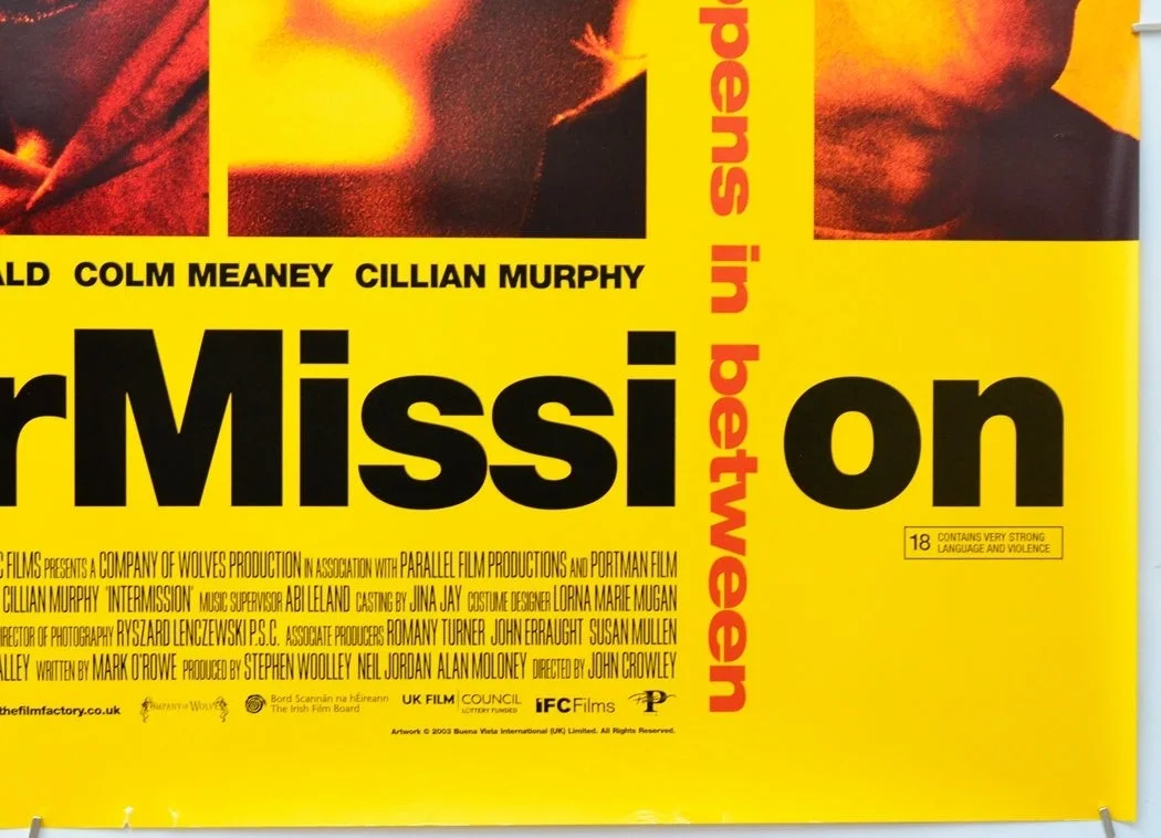 INTERMISSION (2003) Original Quad Film Poster - Colin Farrell, Cillian Murphy, image 5
