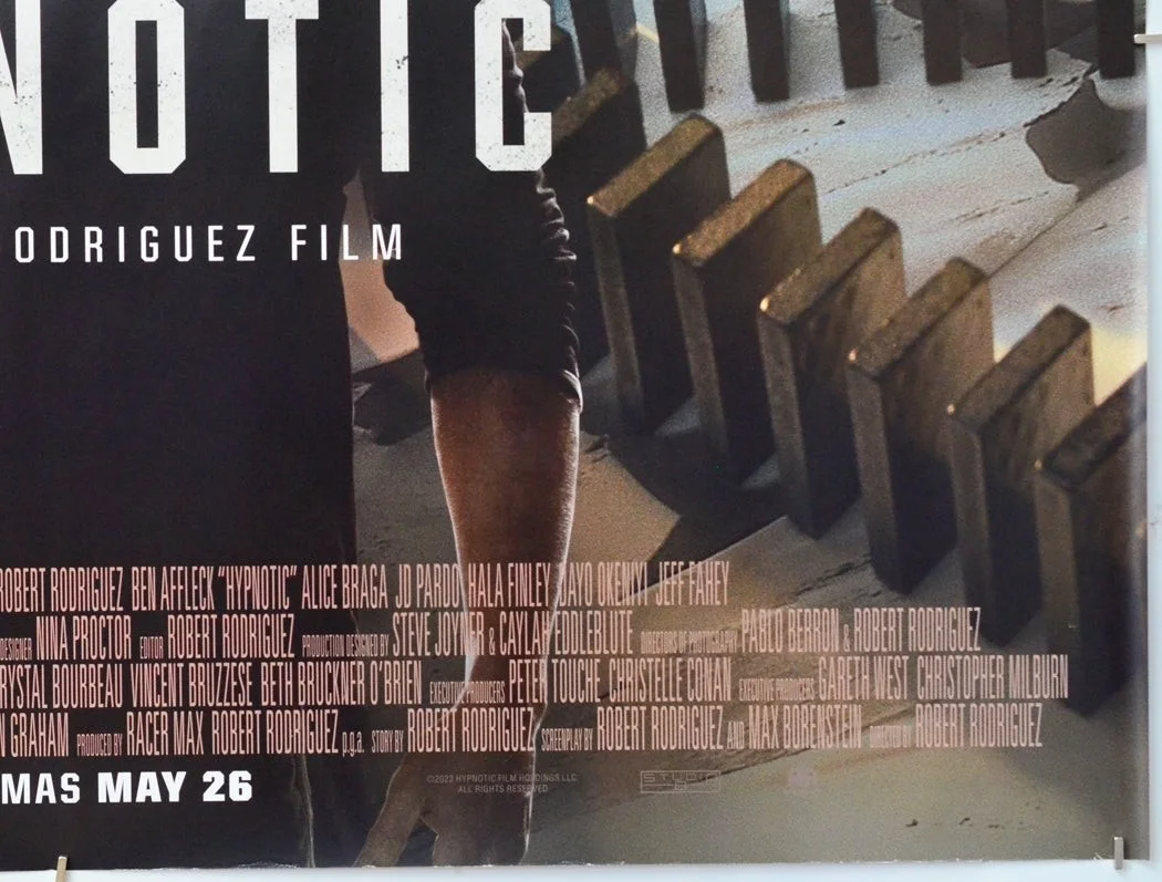 HYPNOTIC (2023) Original Cinema Quad Film Poster - Ben Affleck, Robert Rodriguez, изображение 5