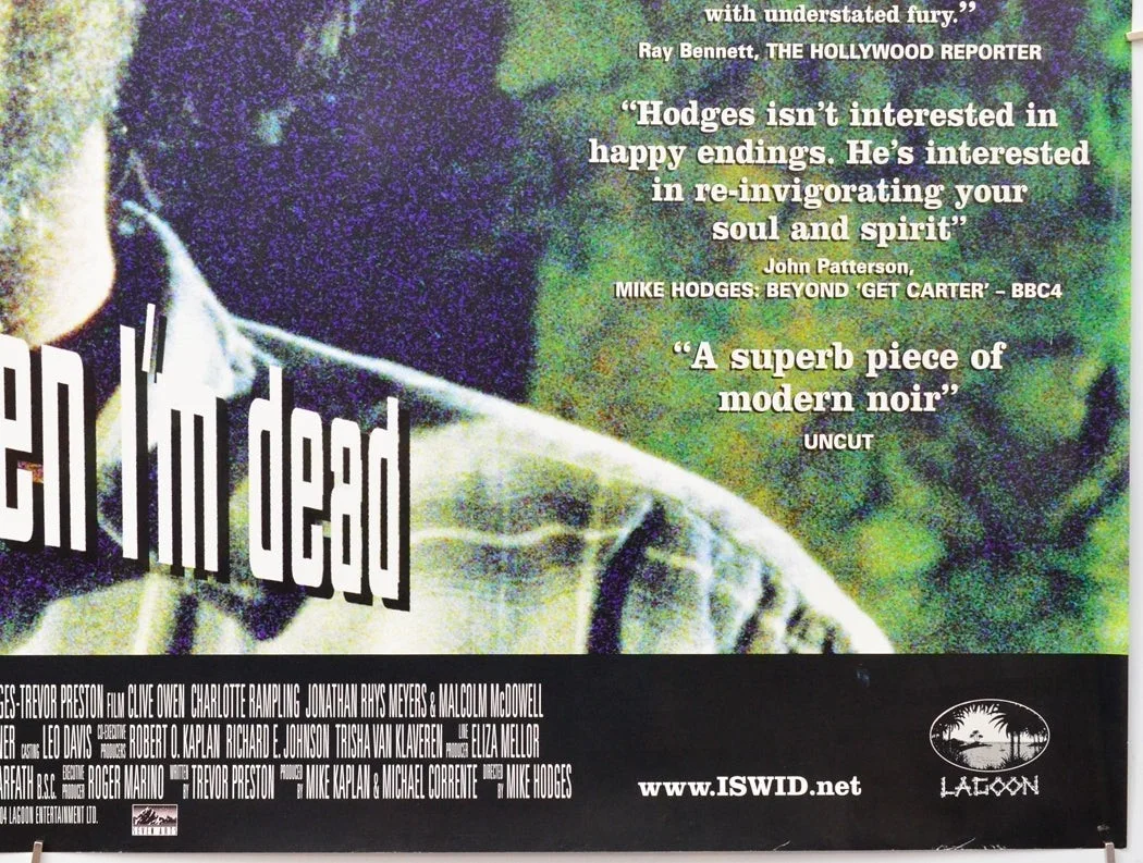 I'LL SLEEP WHEN I'M DEAD (2000) Original Cinema Quad Movie Poster - Clive Owen, изображение 5