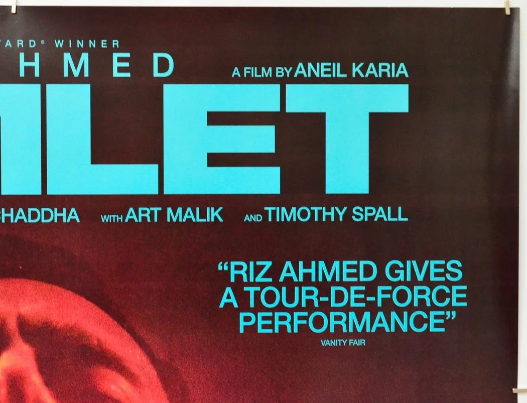 HAMLET (2026) Original Cinema Quad Movie Poster - Riz Ahmed, Art Malik, изображение 3
