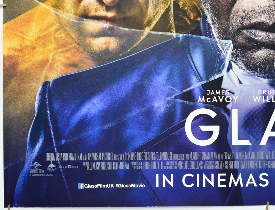 GLASS (2019) Original Cinema Quad Film Poster - M. Night Shyamalan Bruce Willis, изображение 4
