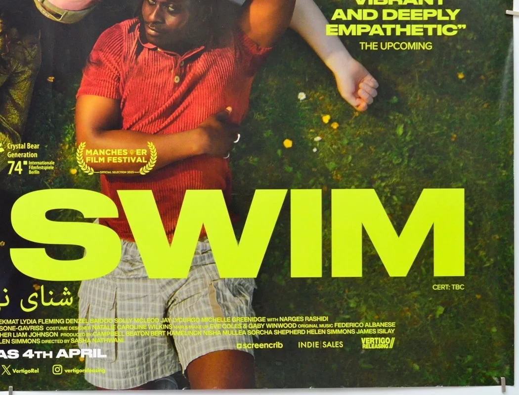 LAST SWIM (2025) Original Cinema Quad Film Poster - Deba Hekmat, Sasha Nathwani, изображение 5