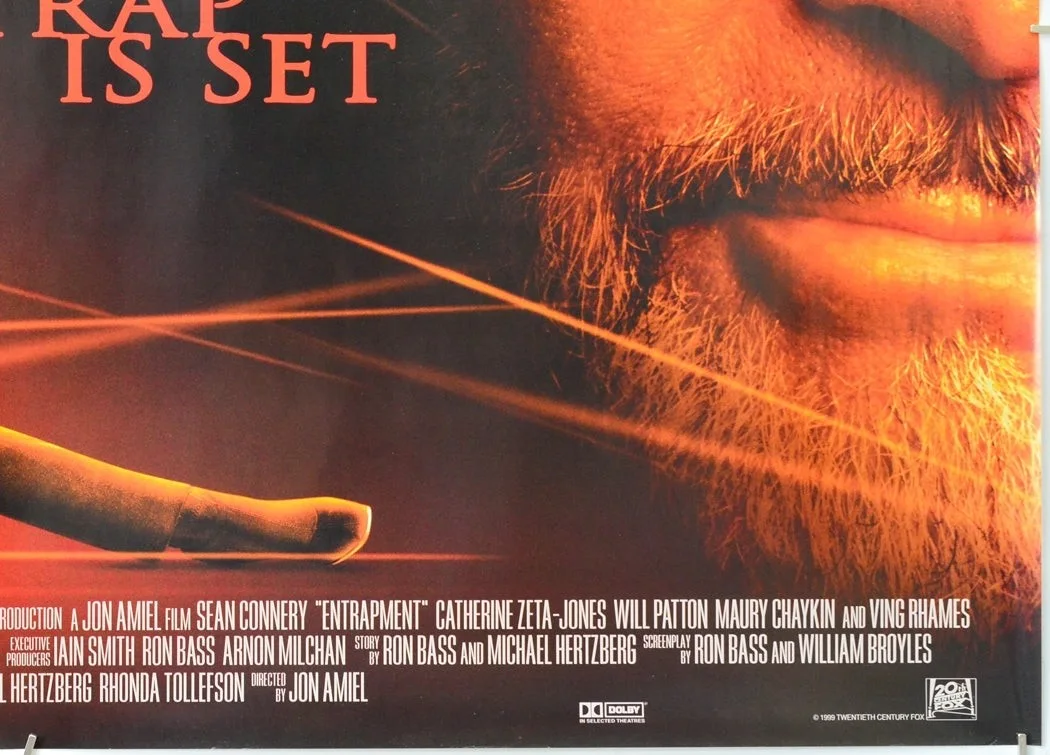 ENTRAPMENT (1999) Cinema Quad Film Poster - Sean Connery Catherine Zeta-Jones, изображение 5