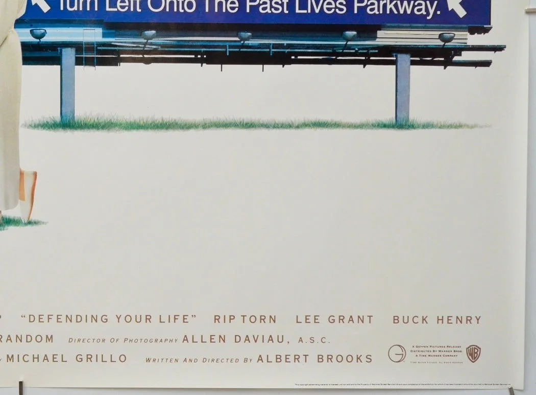 DEFENDING YOUR LIFE (1991) Cinema Quad Film Poster - Albert Brooks, Meryl Streep, изображение 5