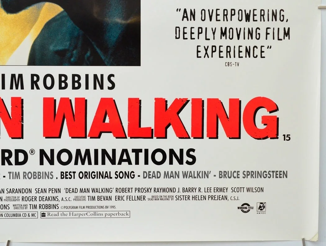 DEAD MAN WALKING (1995) Original Quad Film Poster - Susan Sarandon, Sean Penn, изображение 5