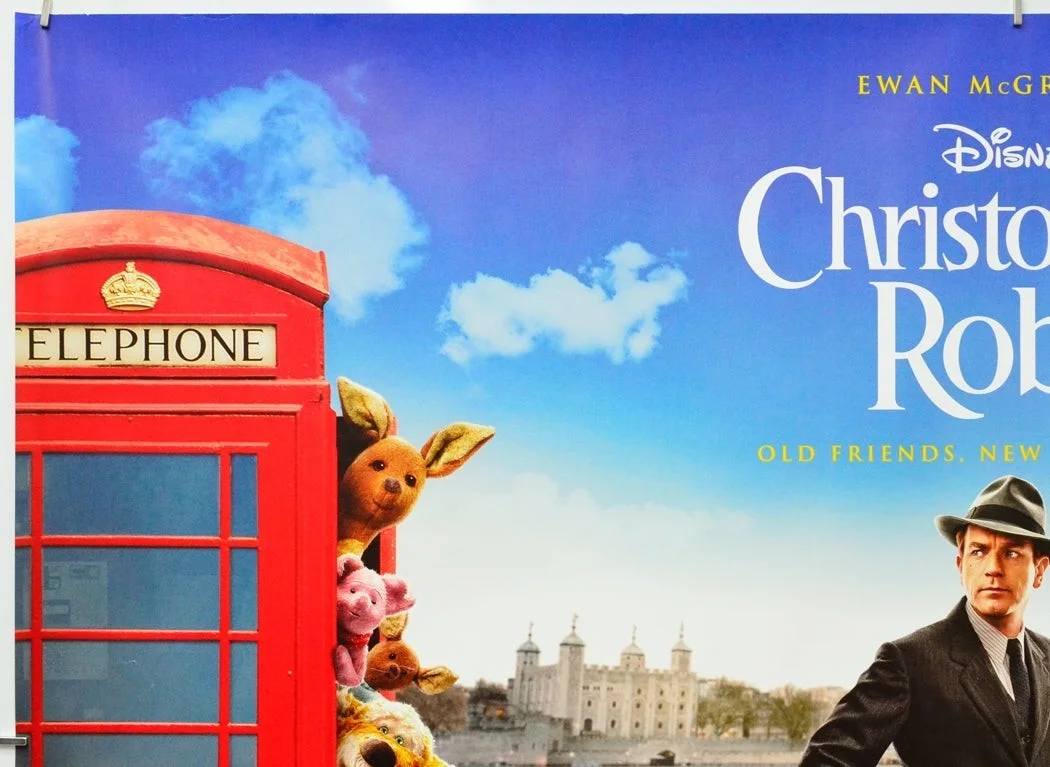 CHRISTOPHER ROBIN (2018) Original Cinema Quad Movie Poster - Ewan McGregor, изображение 2